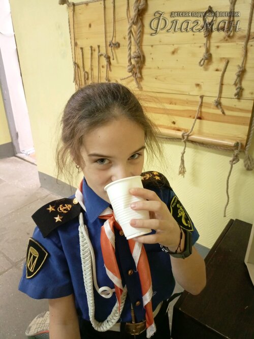 Занятиях в детском клубе «Флагман»